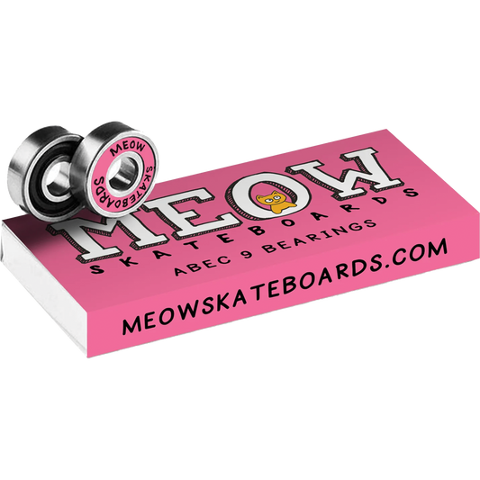 MEOW ABEC-9 BEARINGS SET PINK